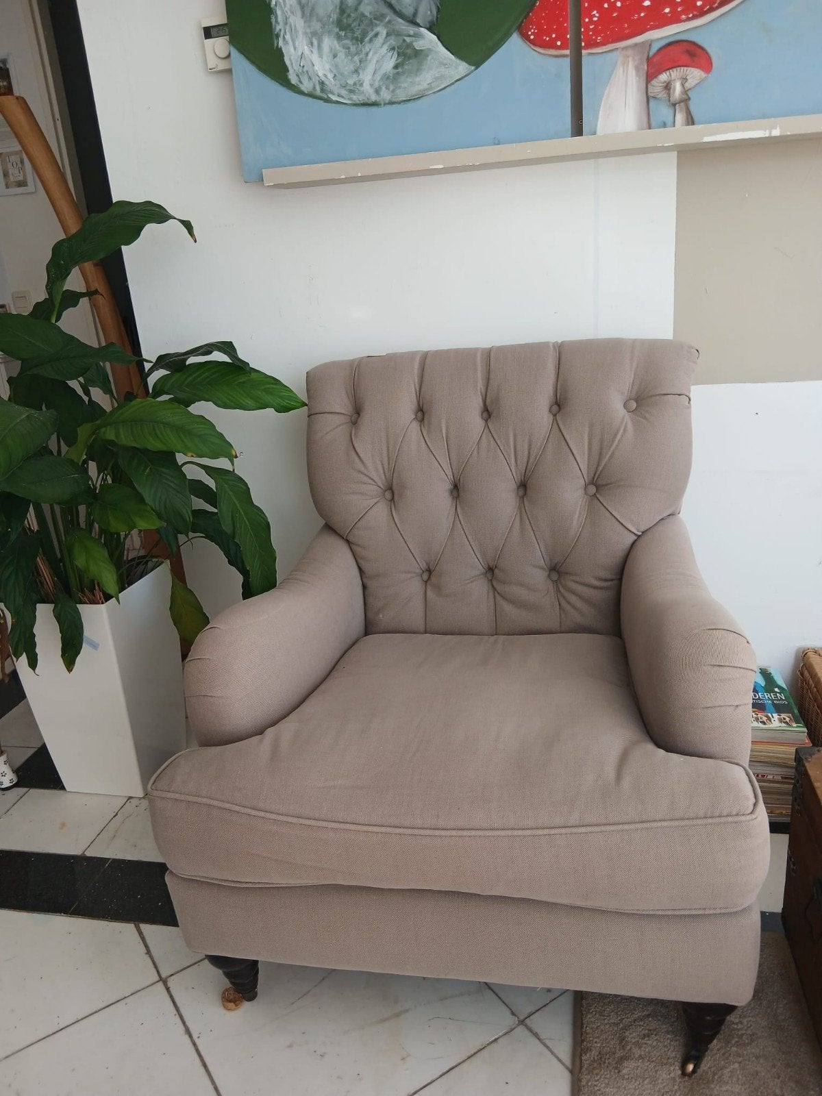 engelse stijl lounge stoel rofra, Ophalen, Eenpersoons, Minder dan 150 cm