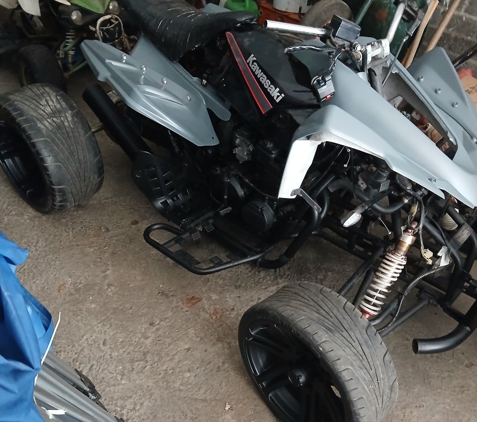 te koop of te ruil quad 600cc kawasaki ninja quad, Ophalen