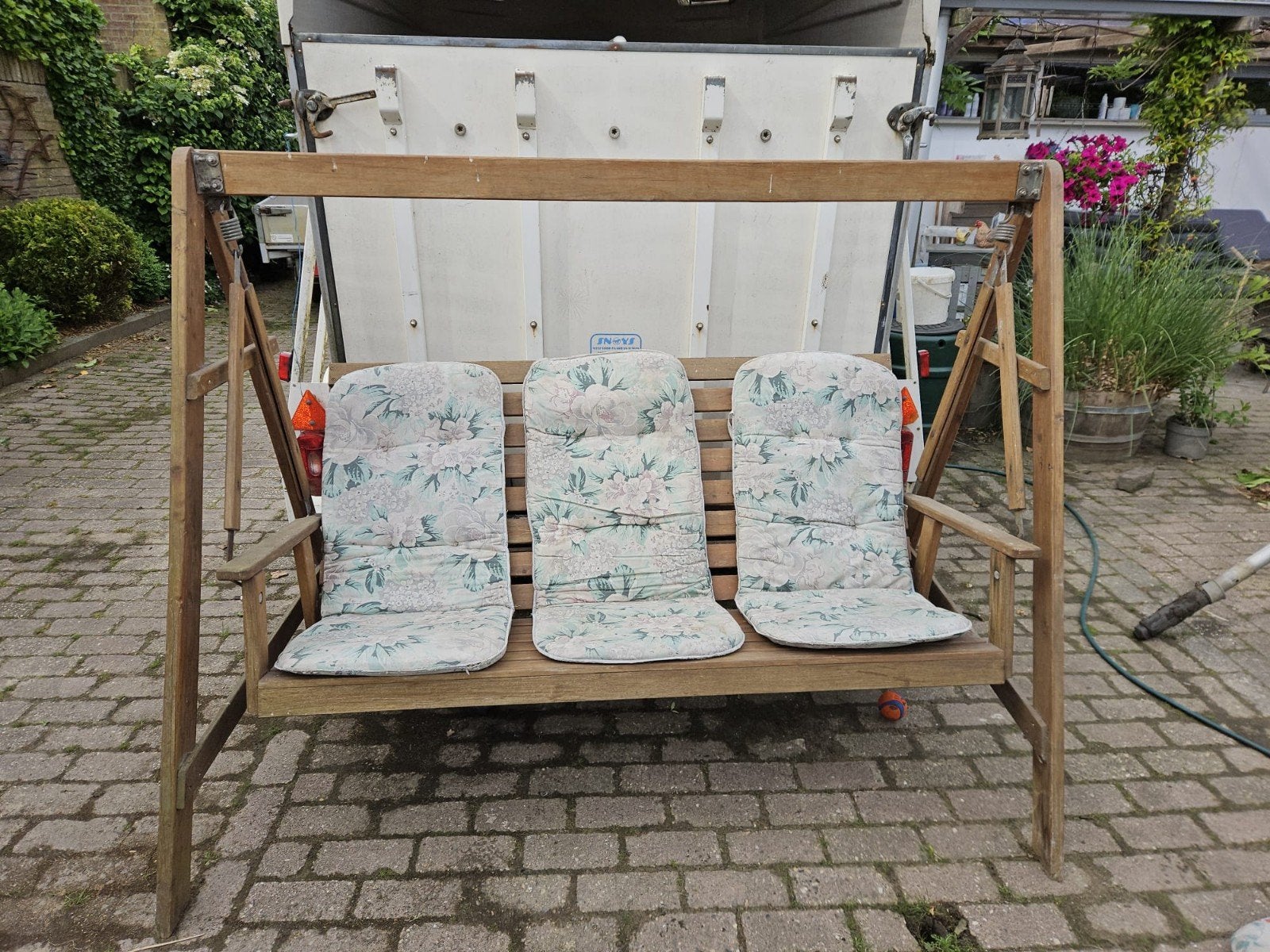 Oersterke keurige schommelbank, Tuin en Terras, Tuinsets en Loungesets, Ophalen, Hout