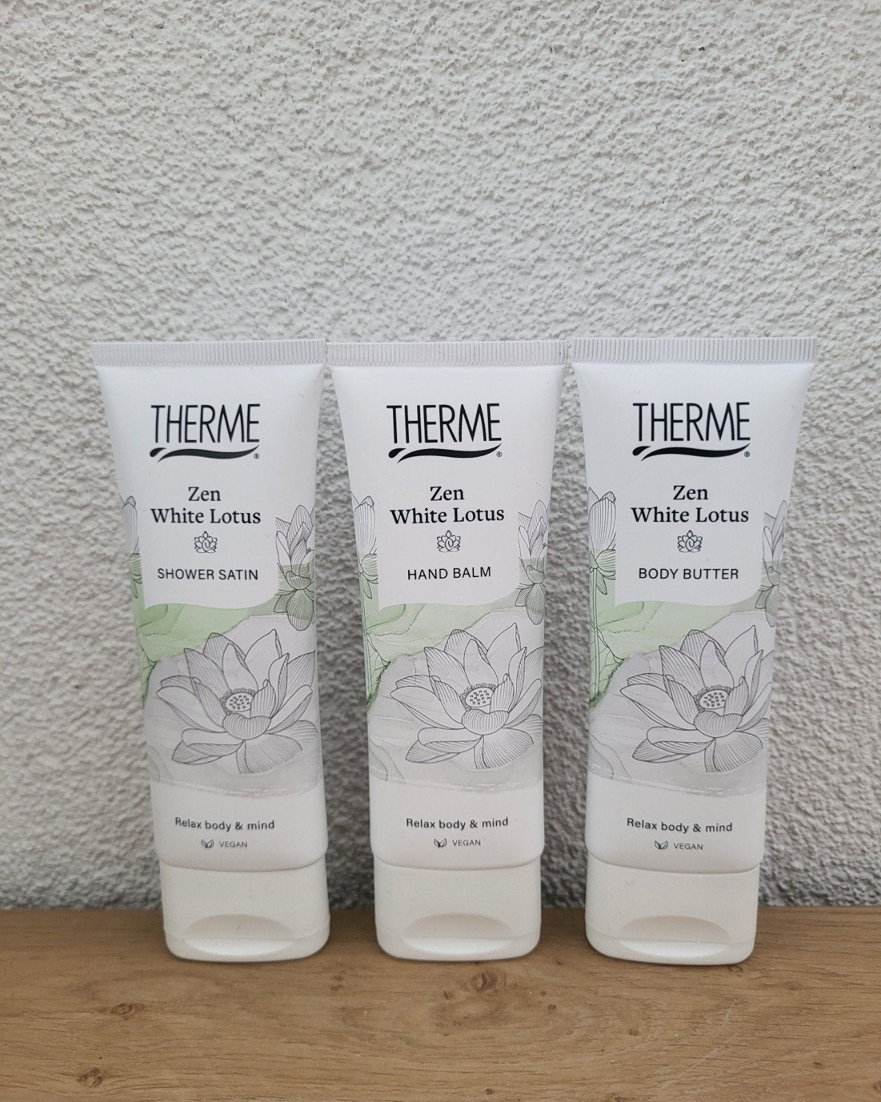 Therme "Zen white Lotus" lichaamsverzorging nieuw, Verzenden, Nieuw, Bad & Douche