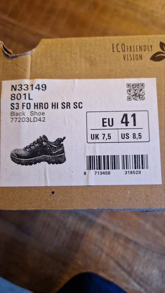 Grisport S3 FO HRO HI SR SC Veiligheidsschoenen Maat 41, Kleding | Heren, Schoenen, Grisport, Zwart, Nieuw, Ophalen of Verzenden