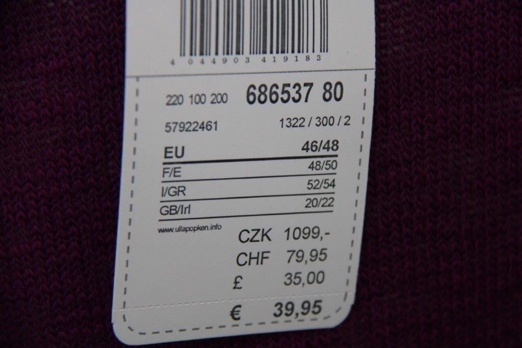 Vest fuschia Ulla Popken mt 46/48 Nieuw Vaste prijs, Overige kleuren, Maat 46/48 (XL) of groter, Nieuw, Ulla Popken