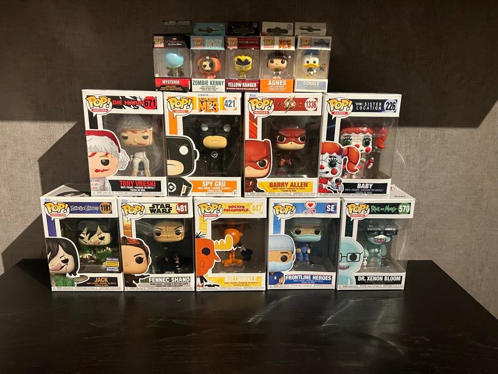 Grote collectie Funko Pop! figuren en keychains, Ophalen of Verzenden, Nieuw