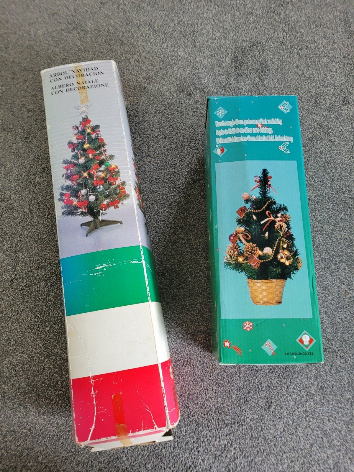 Mini kunst kerstbomen, Ophalen, Gebruikt, Kerstmis