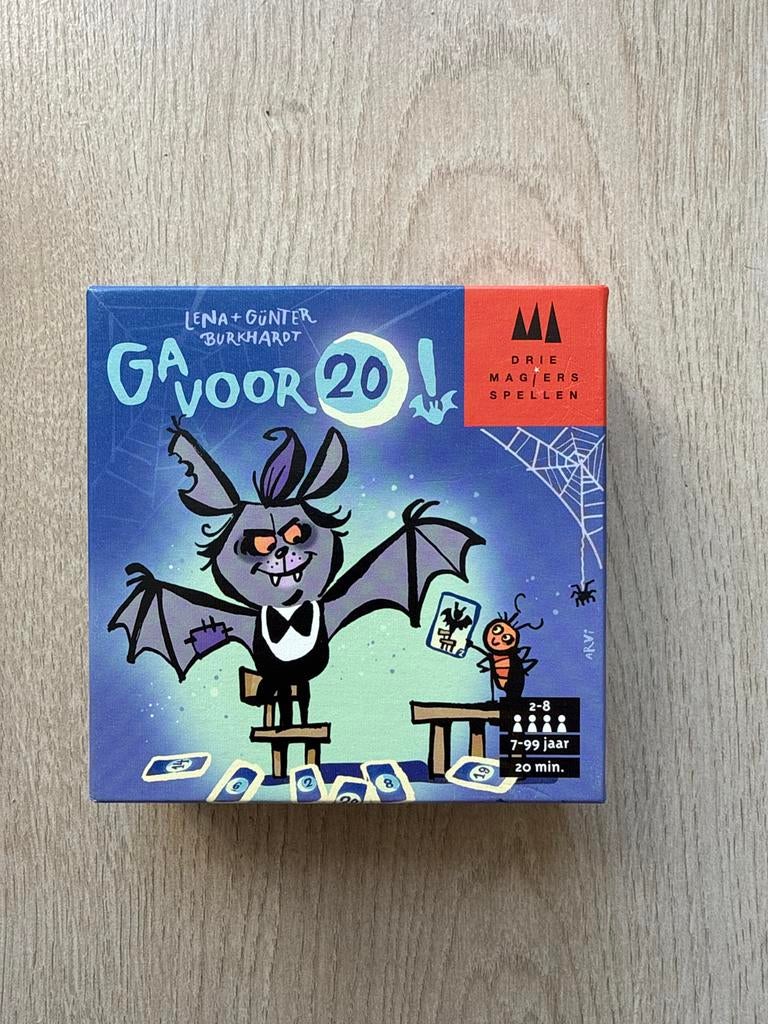 Ga voor 20! - Leuk en vlot coöperatief telspel, Drie of vier spelers, Ophalen of Verzenden, Zo goed als nieuw