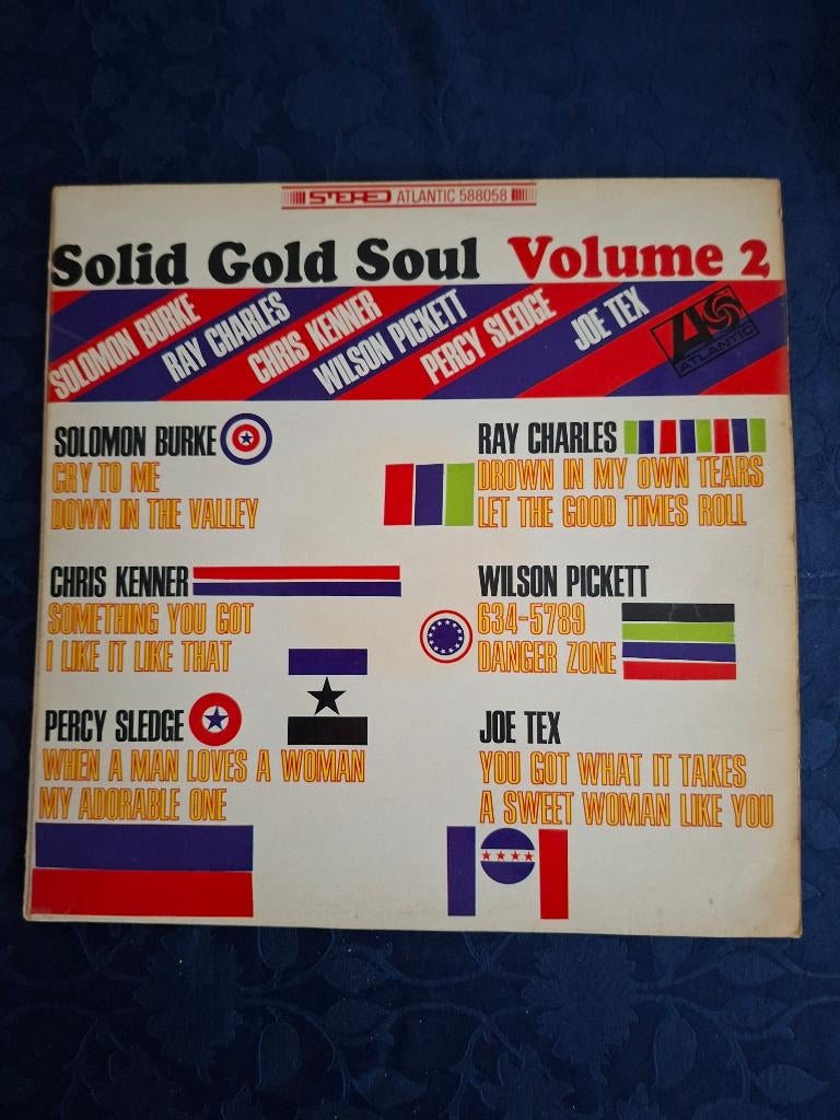 Lp soul Solid Gold Soul-Volume 2- Solomon Burke,Chris Kenner, Cd's en Dvd's, Vinyl | R&B en Soul, Ophalen of Verzenden