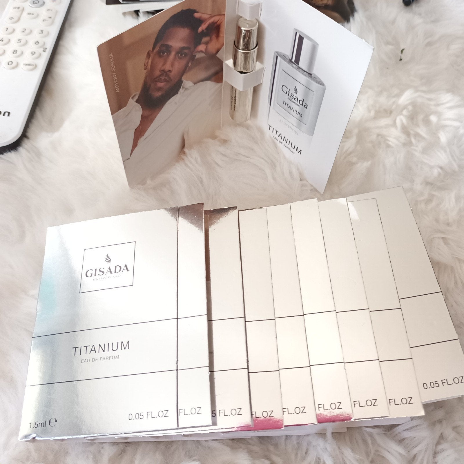 GISADA TITANIUM heren parfum proefjes..10 x..nieuw, Ophalen of Verzenden, Nieuw
