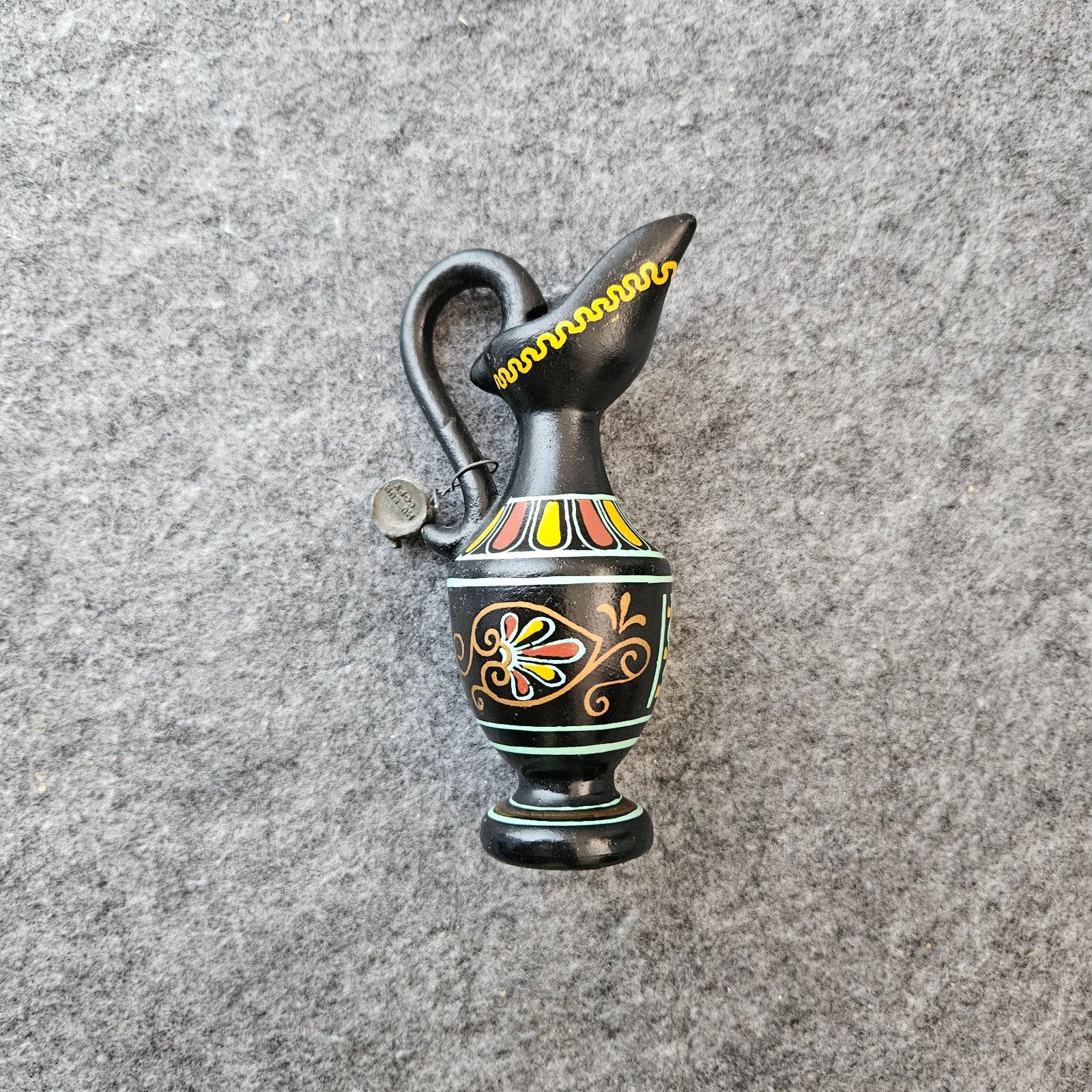 Vintage Griekse Kan D Vassilopoulos Handgeschilderd, Ophalen of Verzenden, Keramiek of Aardewerk