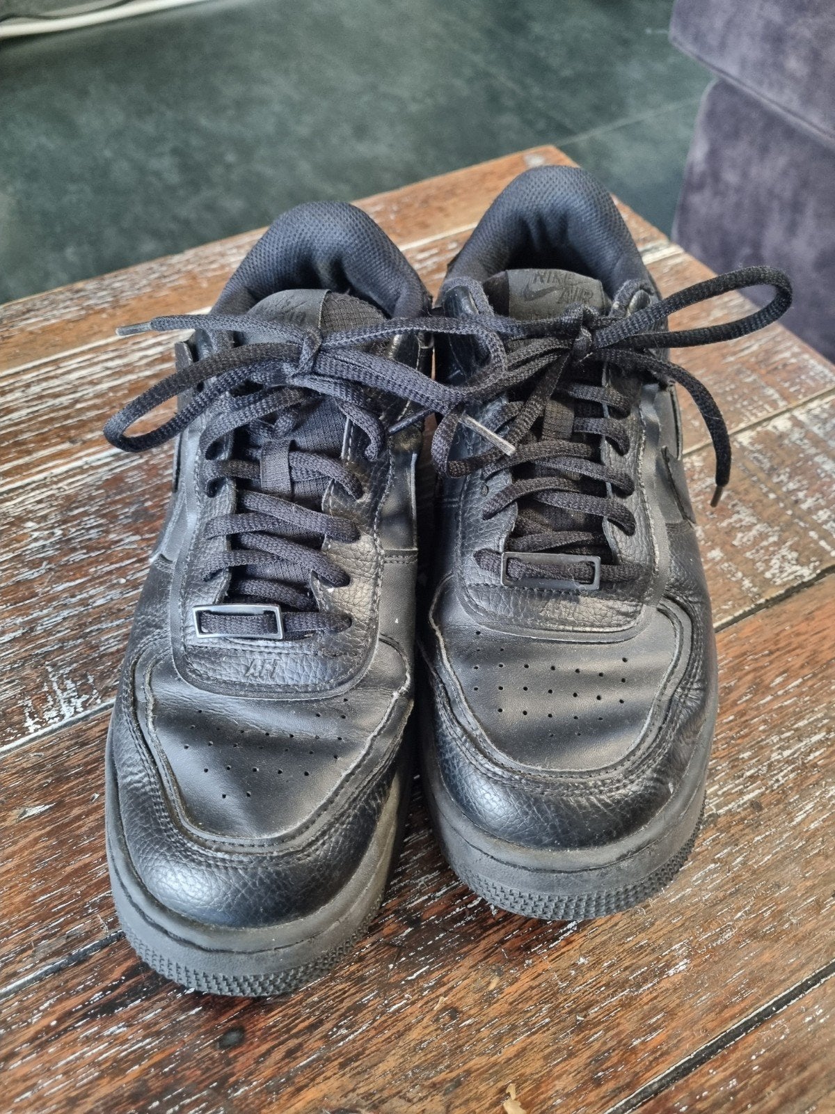 Nike Air Force 1 Shadow Zwarte Sneakers, Zwart, Nike, Ophalen of Verzenden, Sneakers of Gympen