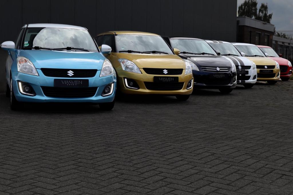 Suzuki Swift met leer! Airco! > APK tot 21 maart 2027, Auto's, Voorwielaandrijving, 400 kg, Origineel Nederlands, Bedrijf
