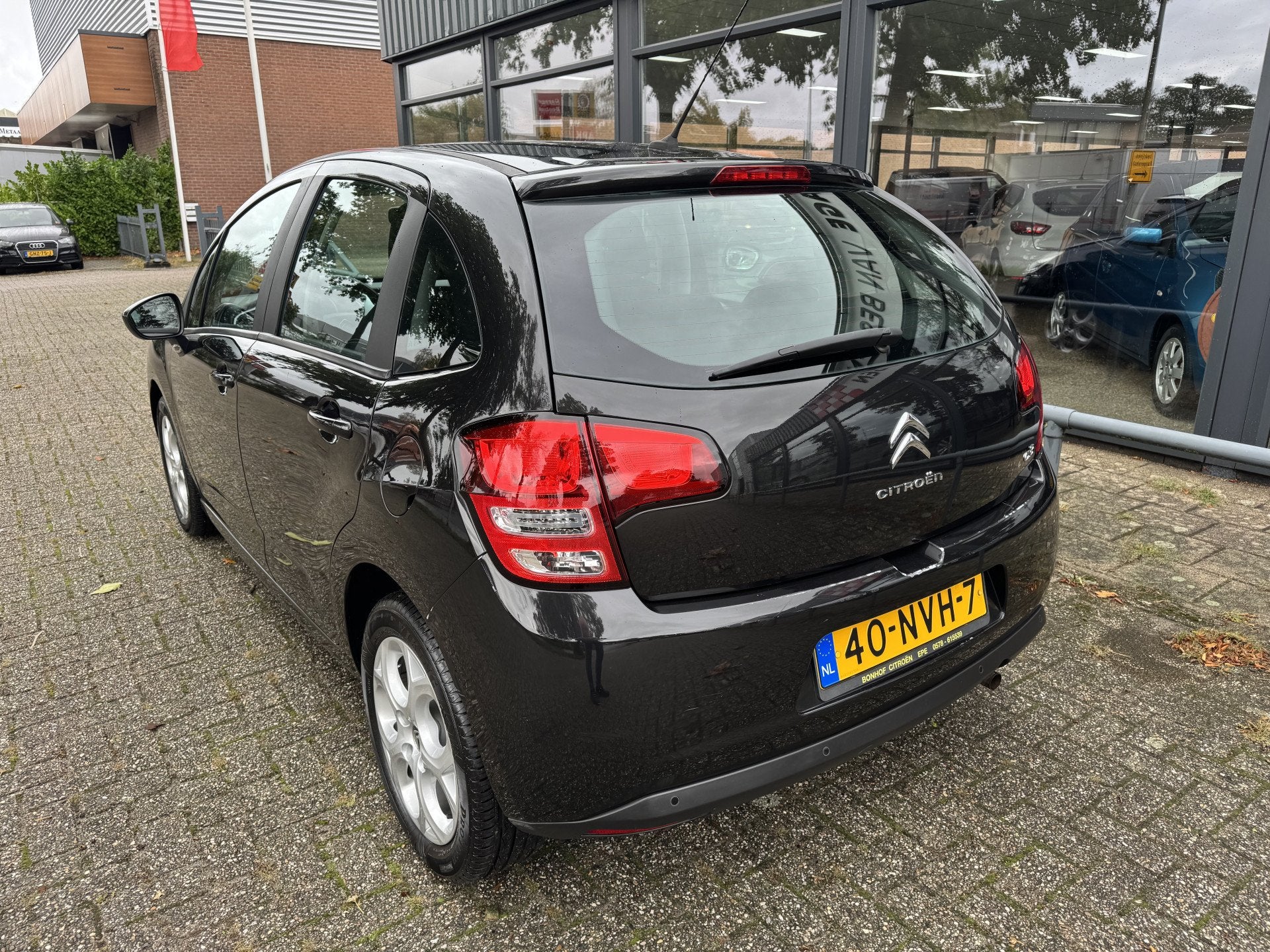 Citroën C3 1.4 Ligne Business CRUISE-CLIMA (bj 2010), Auto's, Voorwielaandrijving, 4 cilinders, Zwart, Origineel Nederlands