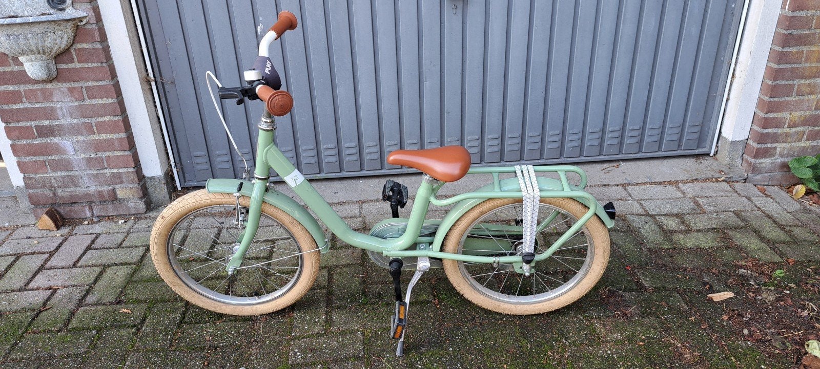 Puky retro groene kinderfiets 18 inch, Fietsen en Brommers, Ophalen, Terugtraprem, 16 tot 20 inch, Onbekend
