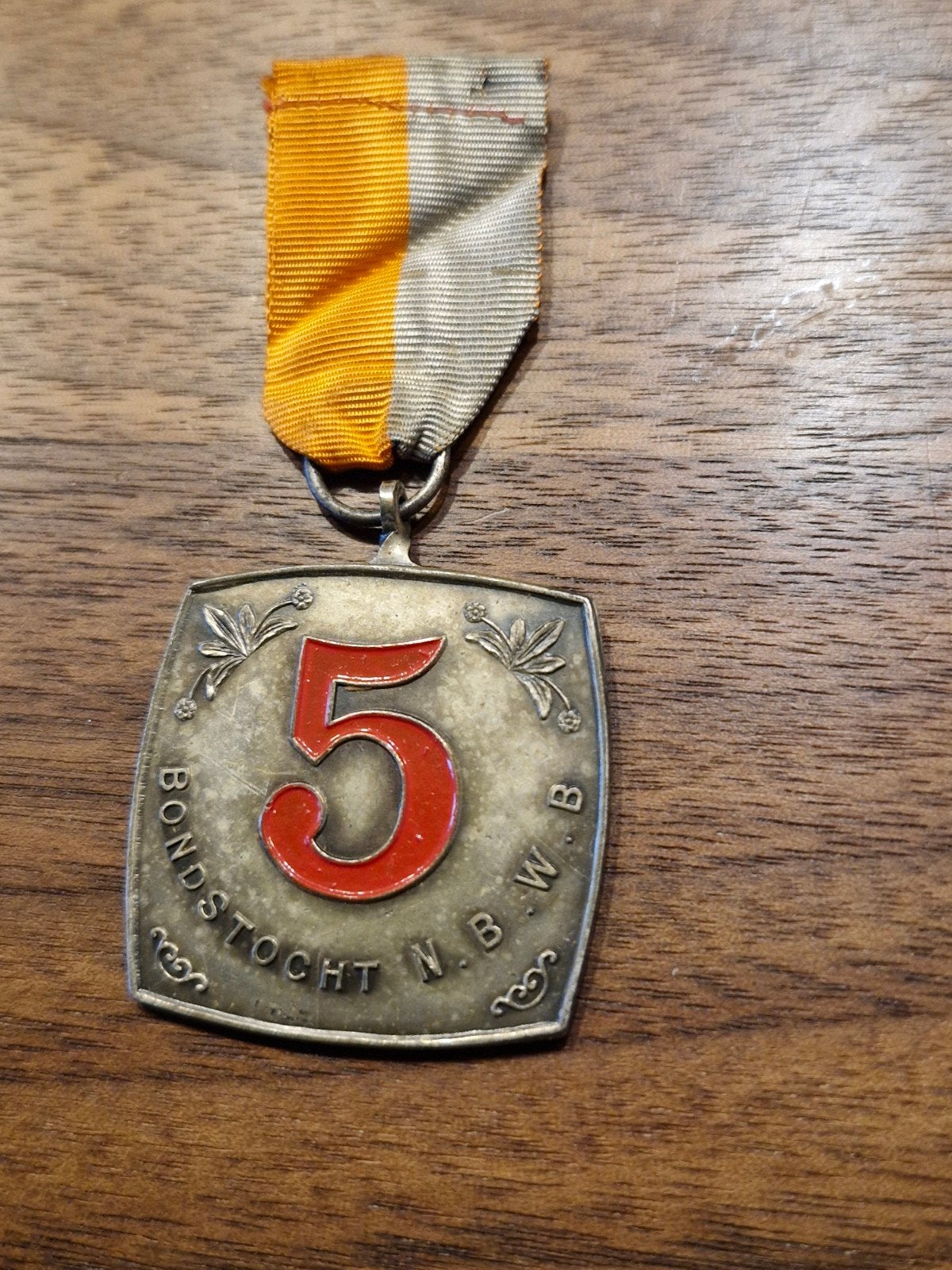 345 N.B.W.B. Bondstocht 5 Jaar Medaille, Ophalen of Verzenden