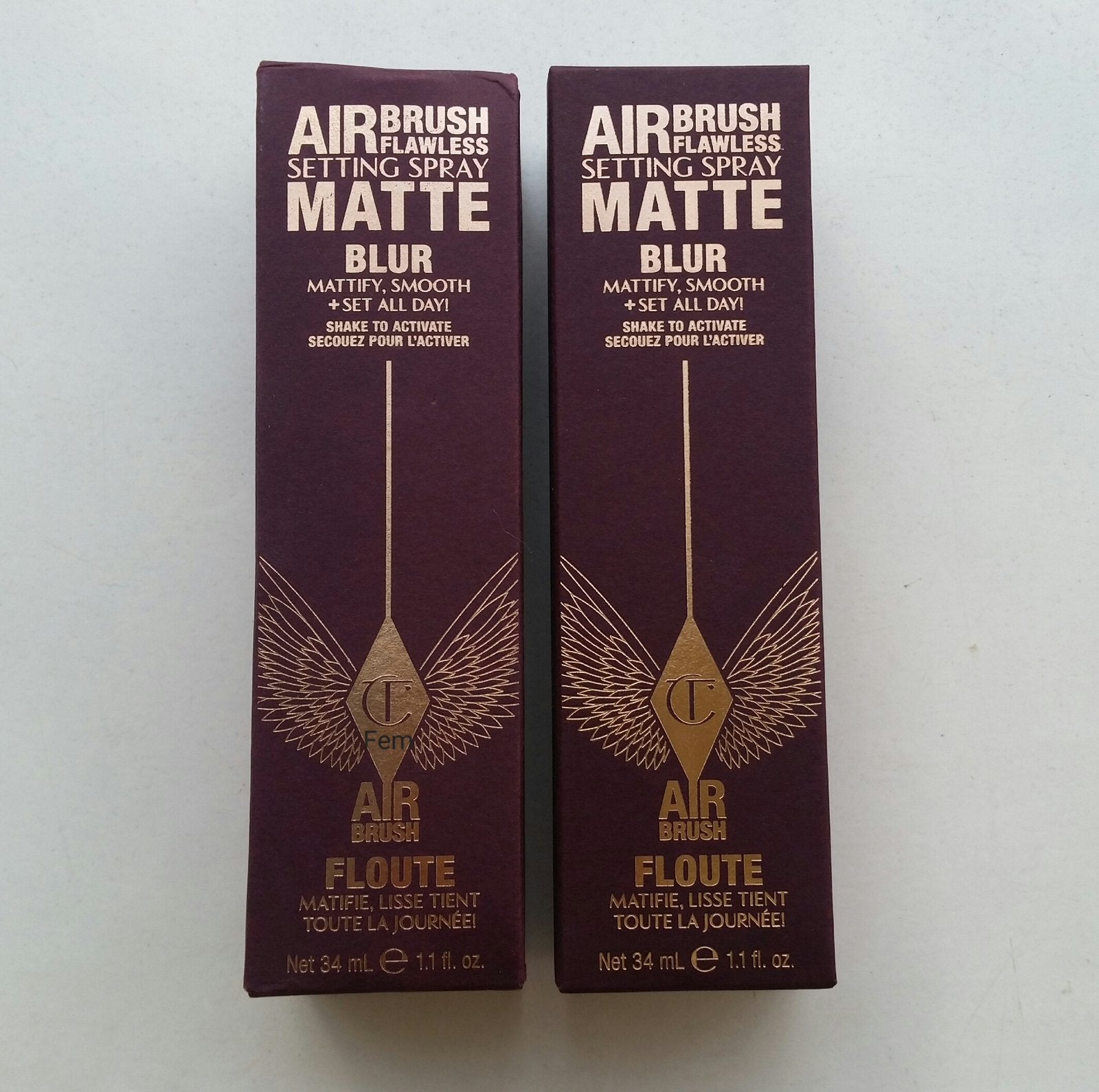 Charlotte Tilbury Airbrush Flawless Finish Setting Spray, Verzenden, Nieuw, Overige kleuren, Gehele gezicht