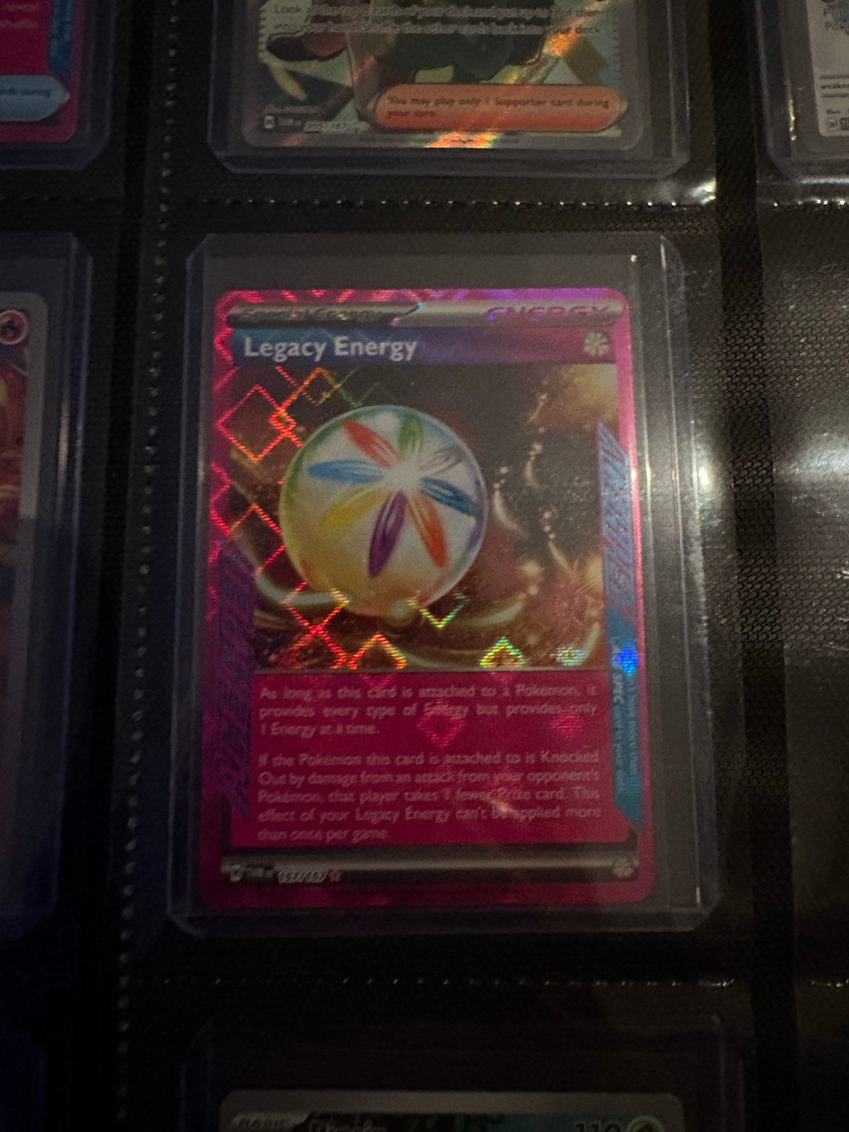 Pokémon TCG Legacy Energy Foil Kaart, Ophalen of Verzenden, Zo goed als nieuw, Losse kaart, Foil
