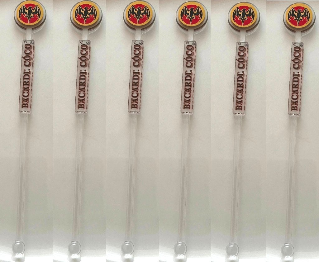 Bacardi Coco stirrers roerstaafjes ( 05, Verzenden, Nieuw, Gebruiksvoorwerp