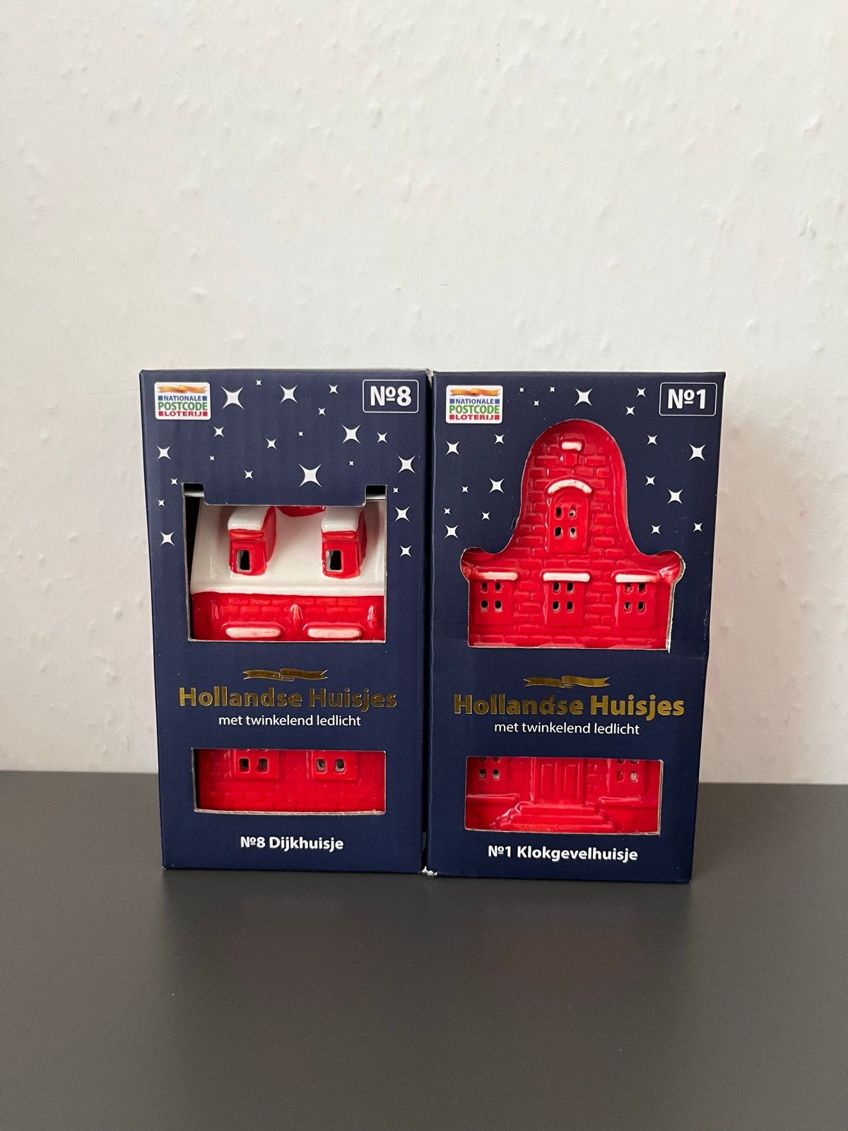Postcode Loterij Hollandse Huisjes No. 1 & 8 met LED, Diversen, Ophalen, Nieuw