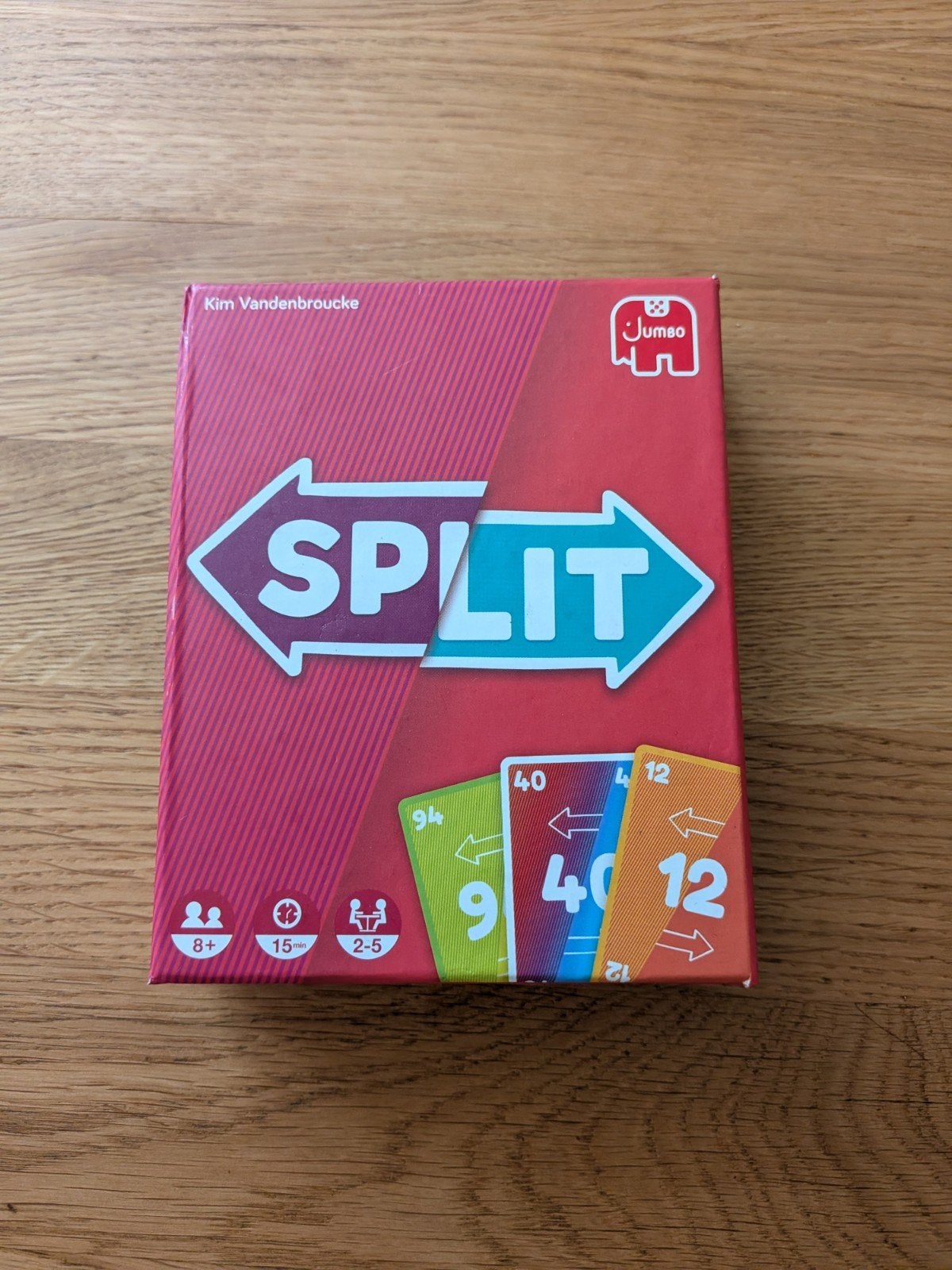Jumbo Split Kaartspel - Snel en Strategisch Plezier, Vijf spelers of meer, Ophalen of Verzenden, Zo goed als nieuw, Jumbo