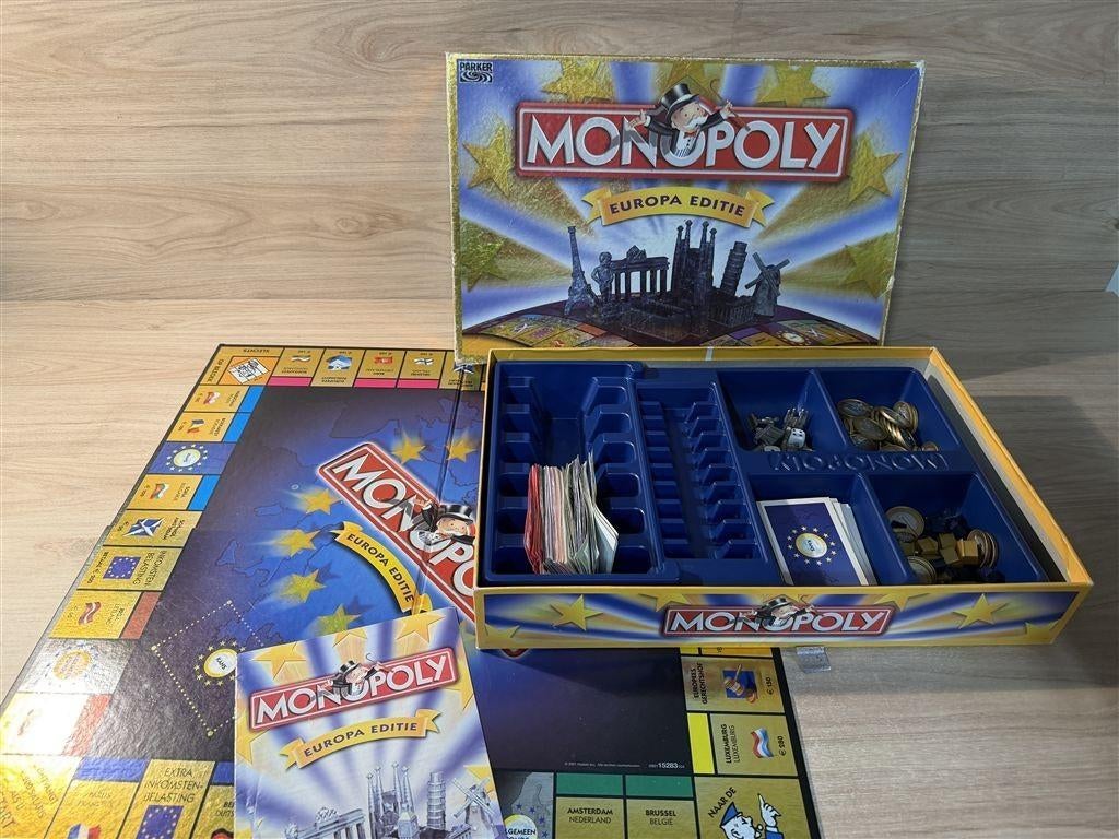 Monopoly europa editie - s6722, Verzenden, Zo goed als nieuw