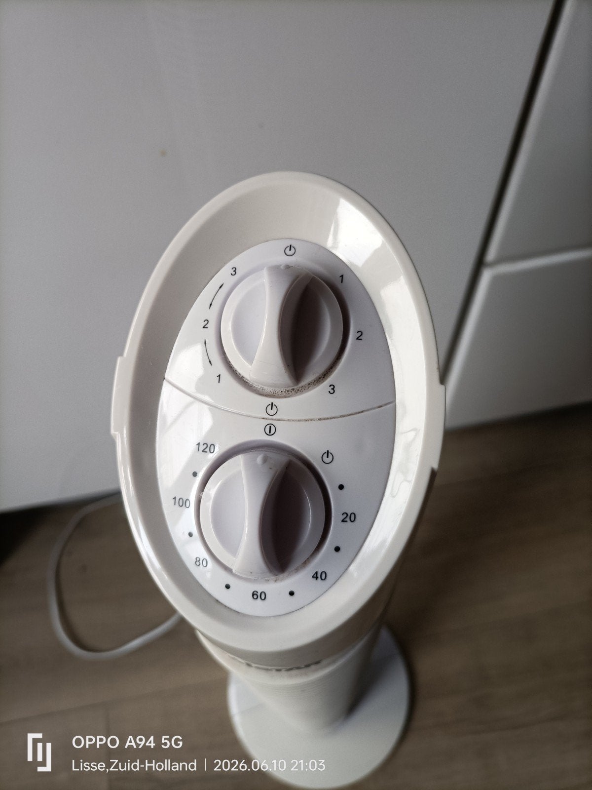 Tristan toren ventilator, Ophalen, Metaal of Aluminium