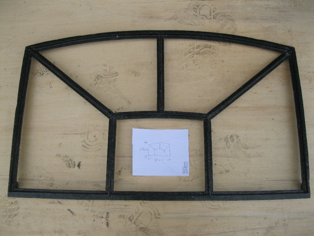 Ijzeren raam, Doe-het-zelf en Verbouw, Glas en Ramen, Ophalen, Gebruikt, Minder dan 80 cm, 80 tot 120 cm