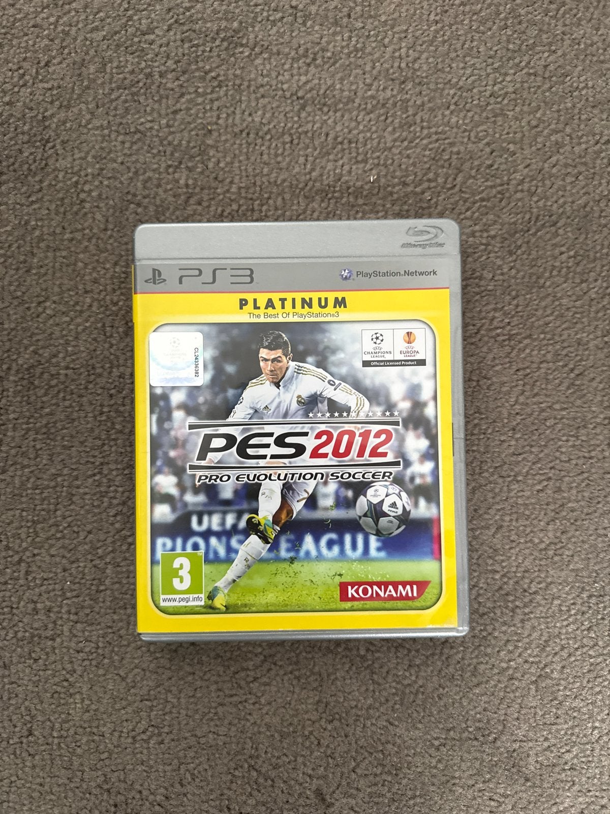 PES 2012 Pro Evolution Soccer PS3 Platinum Edition, Gebruikt, Eén computer, Ophalen of Verzenden, Sport