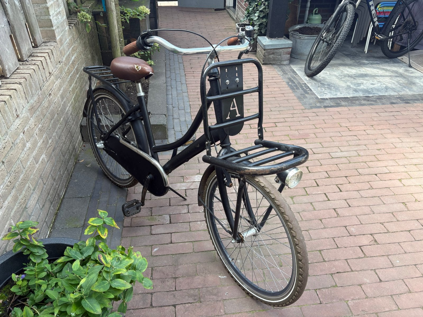 Meisjes fiets te koop, Terugtraprem, Ophalen of Verzenden, Handrem, Gebruikt