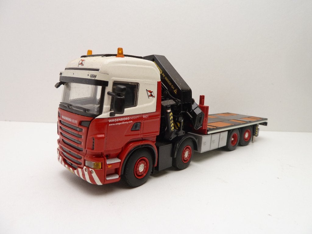Scania R  '' Wagenborg - Nedlift ''  WSI, Ophalen of Verzenden, Zo goed als nieuw, Bus of Vrachtwagen, Wsi