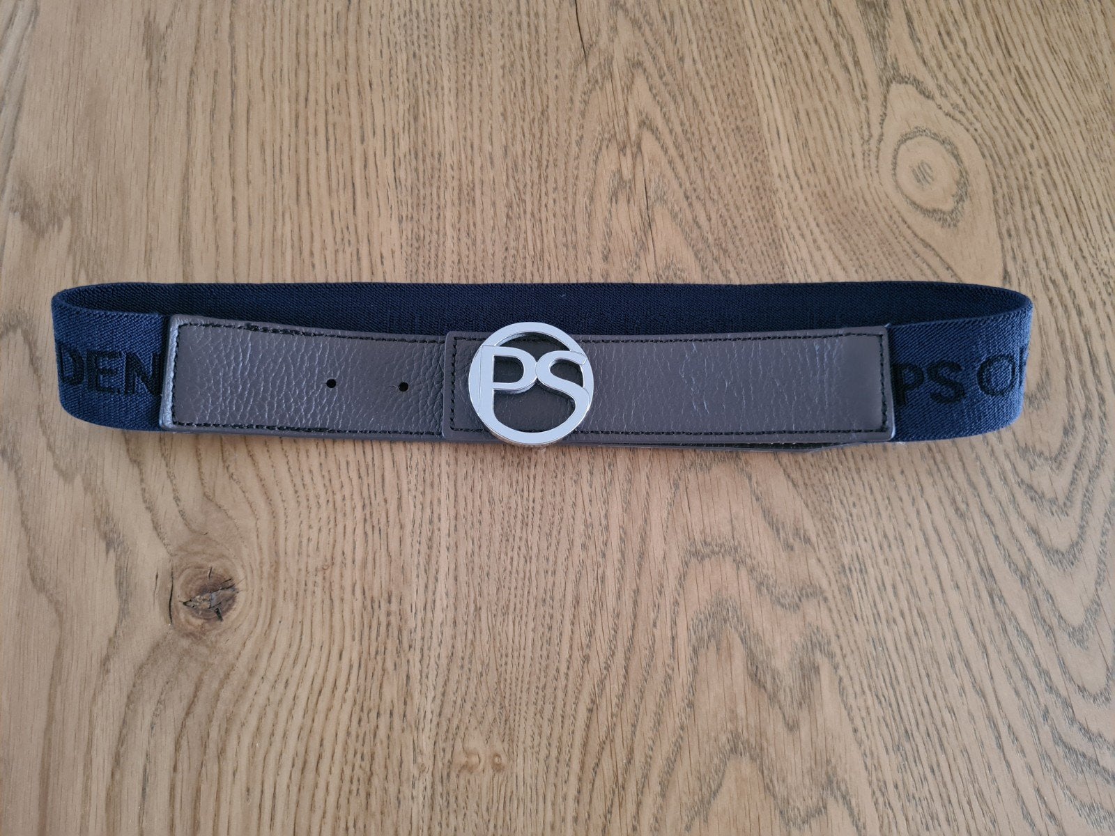 PS OF SWEDEN, riem bruin/navy, 80 cm, Ophalen of Verzenden, Zo goed als nieuw, Dressuur, Bovenkleding