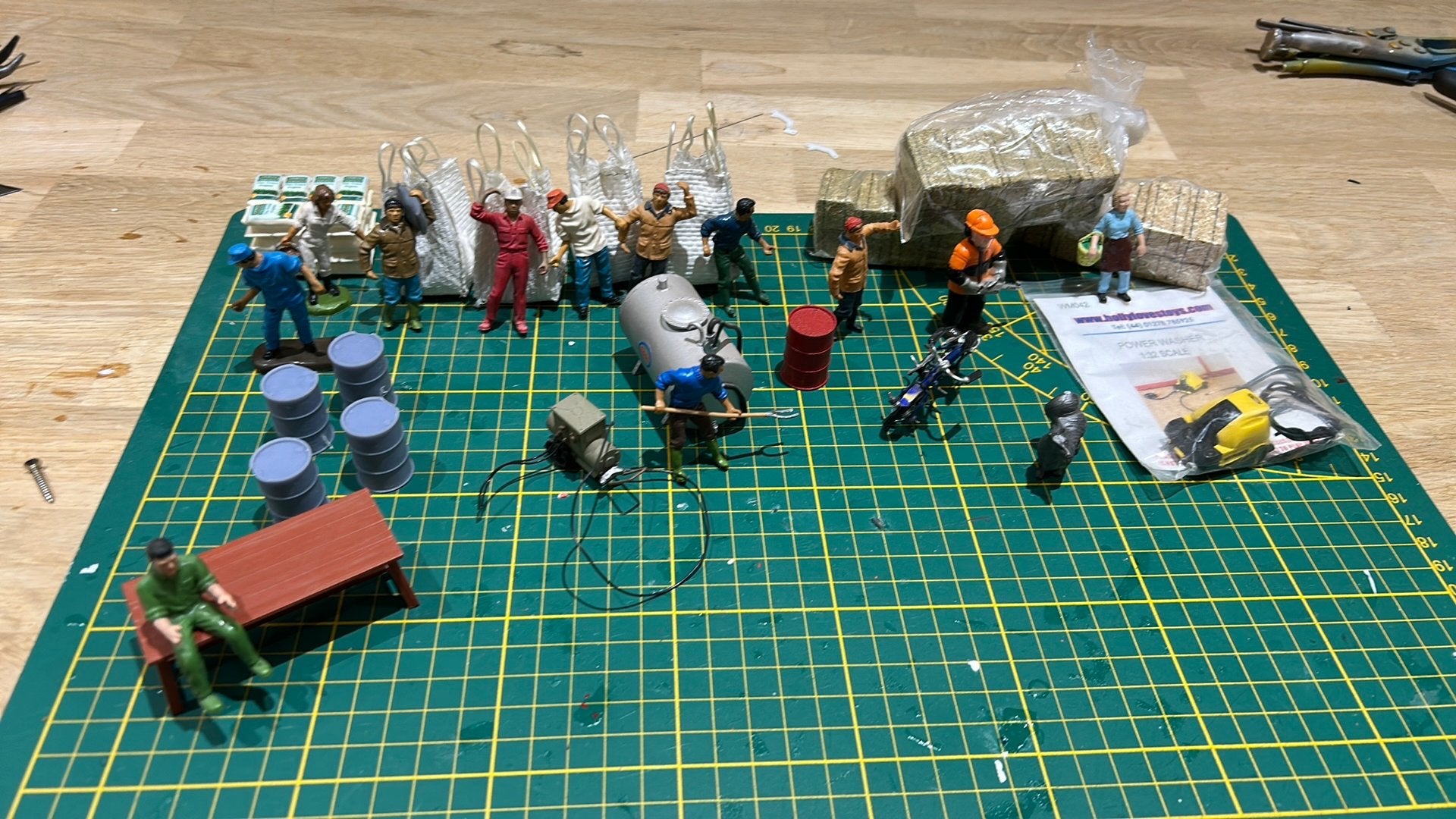 Diorama 1:32 toebehoren figuren, Hobby en Vrije tijd, Modelbouw | Figuren en Diorama's, Ophalen of Verzenden, Zo goed als nieuw