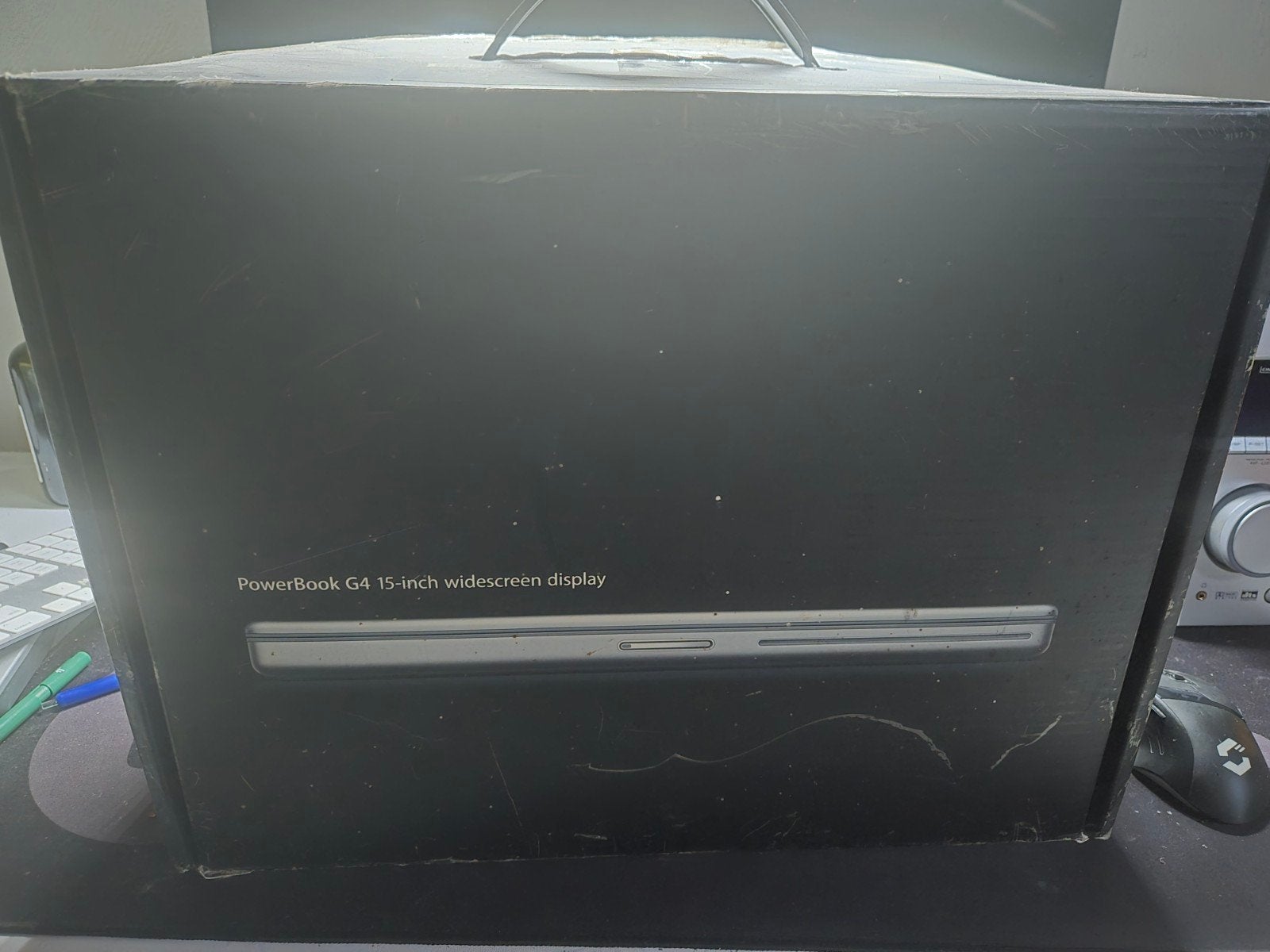 Powerbook G4 1.67ghz 15" in doos met Leopard, Computers en Software, Ophalen of Verzenden