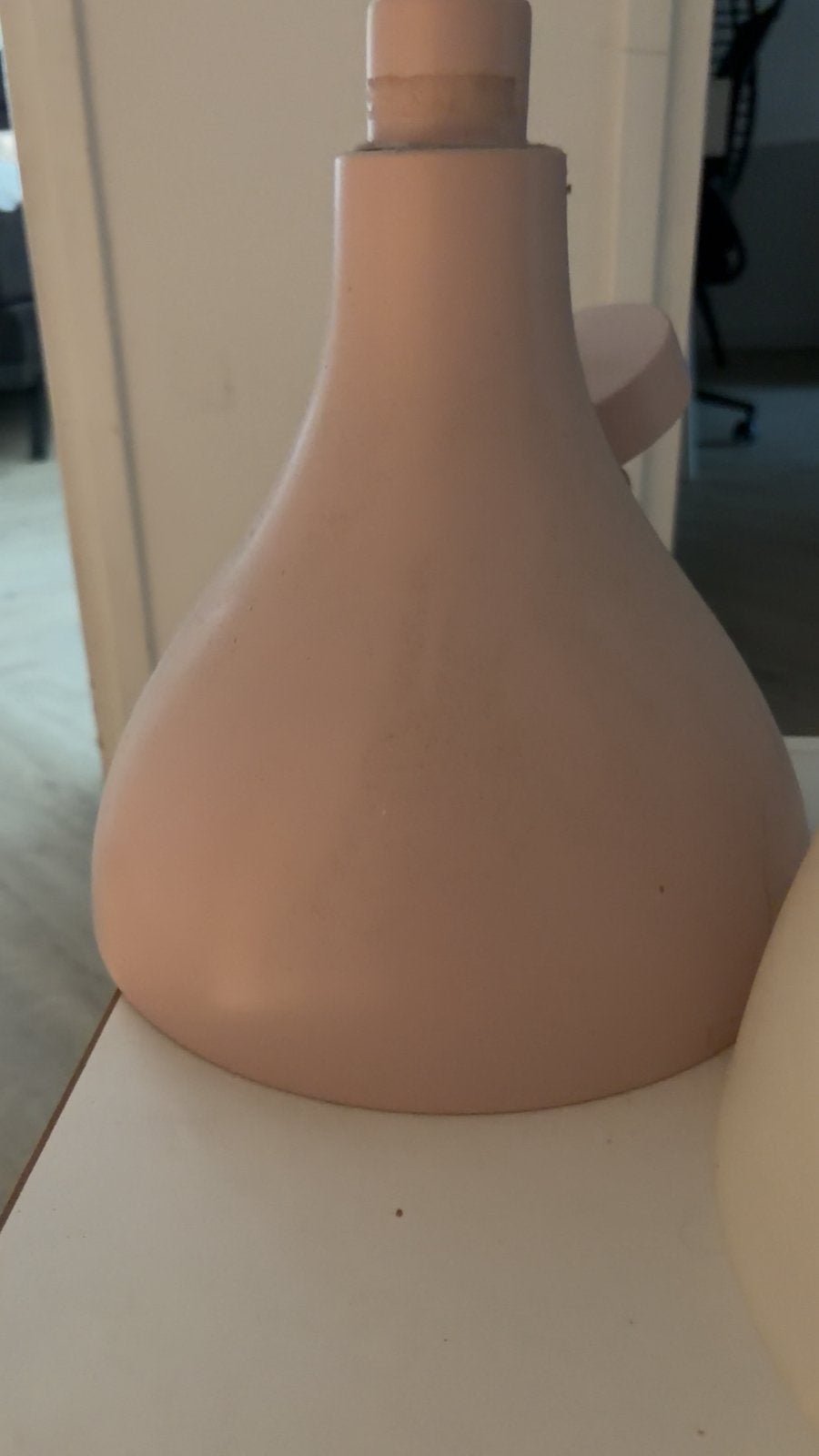 Roze en witte hanglamp gratis, Ophalen, Zo goed als nieuw, Minder dan 50 cm