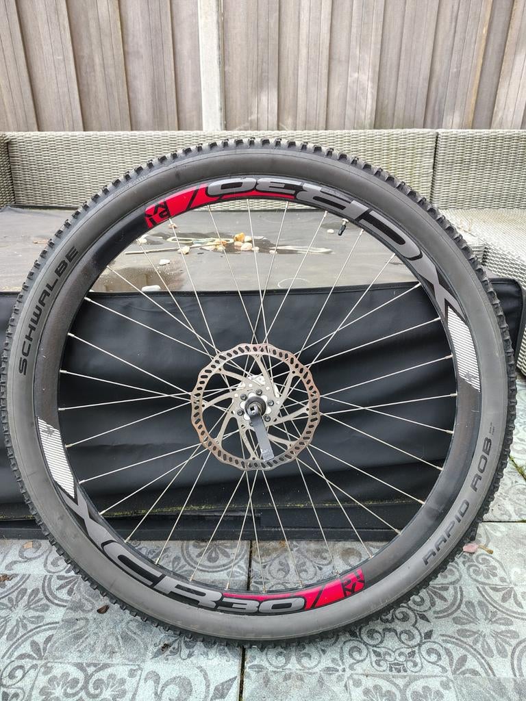 Voorwiel MTB 29 inch met Schwalbe Rapid Rob band, Fietsen en Brommers, Fietsonderdelen, Ophalen, Band