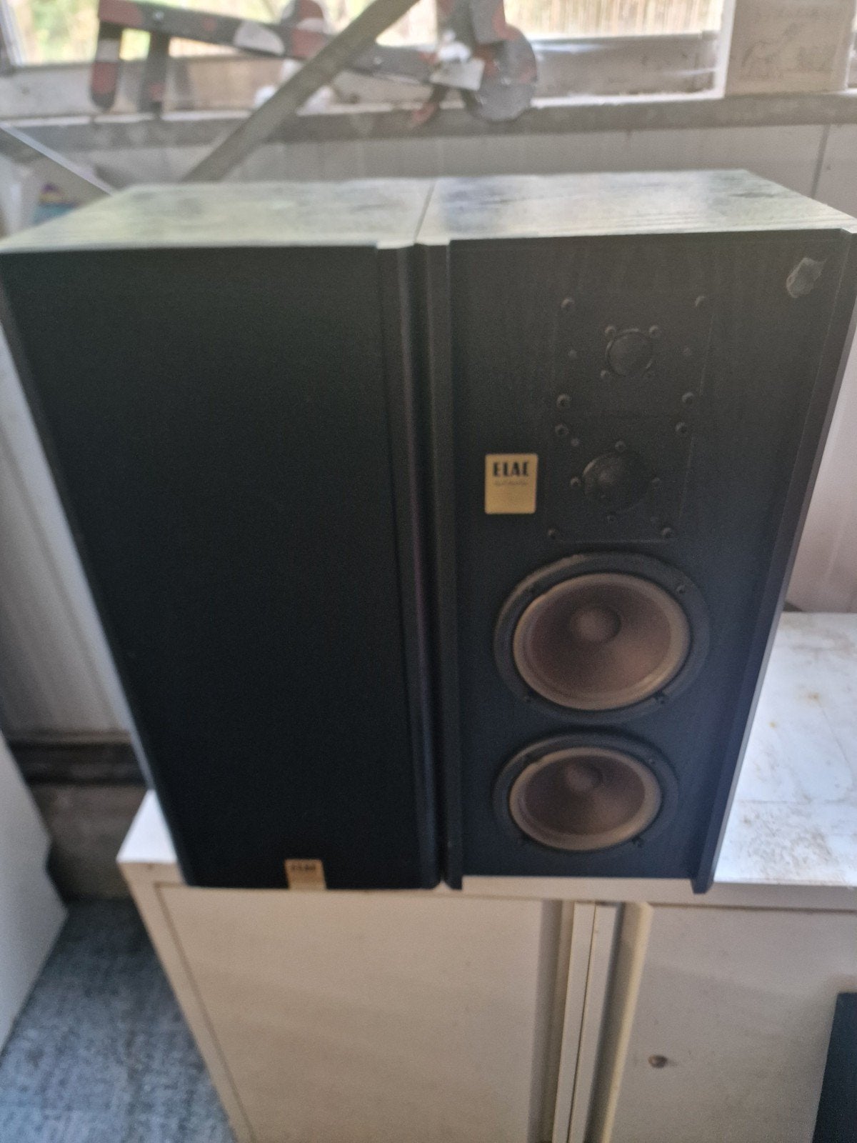 Elac EL 75/II Luidsprekers - Vintage Geluidskwaliteit, Stereo speakers, Gebruikt, 60 tot 120 watt, Ophalen