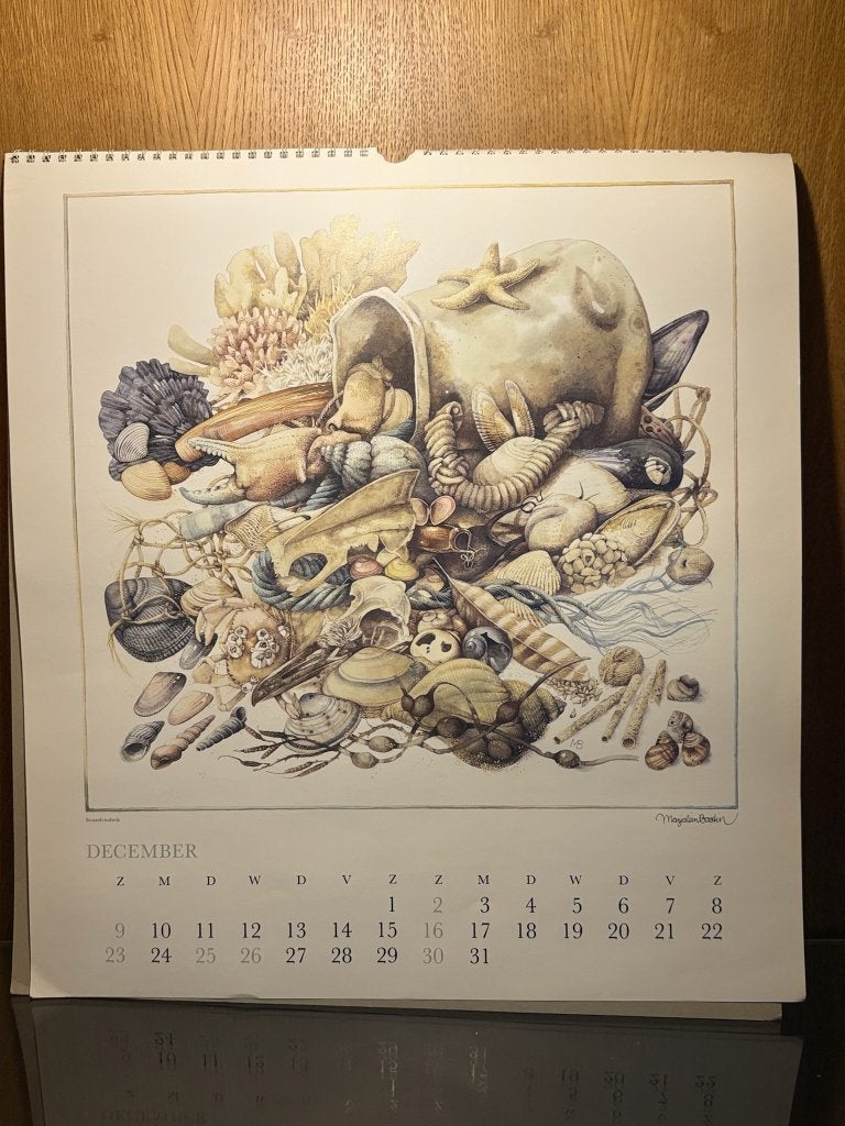 Natuurkalender Marjolein Bastin 1990, Ophalen of Verzenden, Maandkalender, Zo goed als nieuw