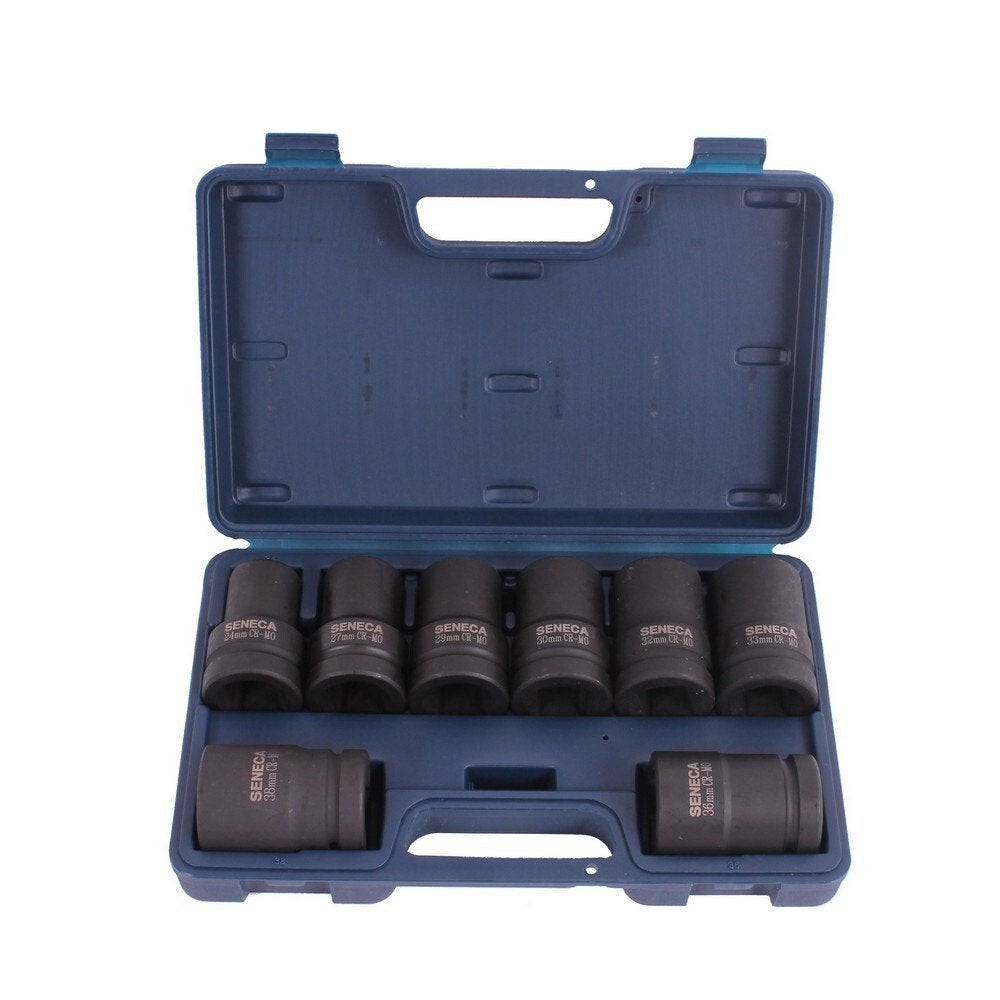 Impact doppenset lang 1" 8 dlg, Verzenden