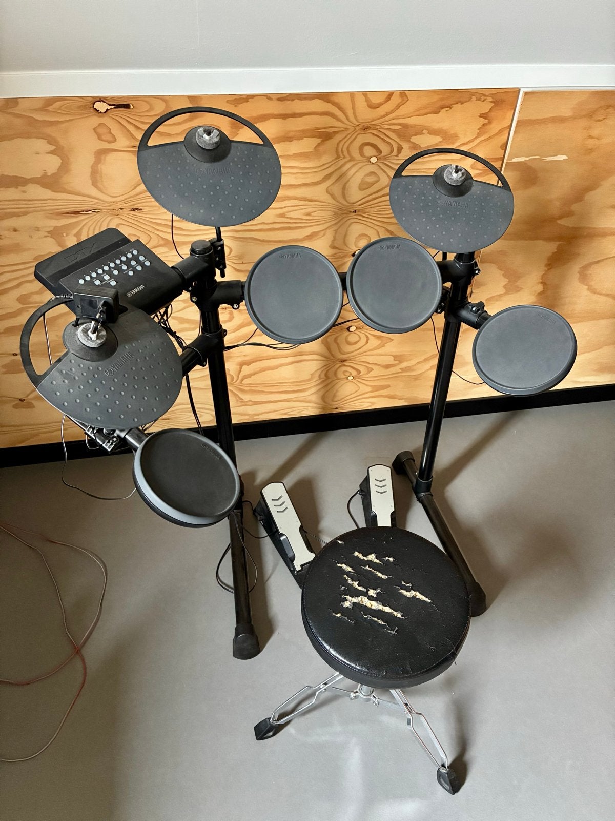Yamaha DTX 400K Elektronisch Drumstel met Kruk, Ophalen, Gebruikt, Yamaha, Elektronisch
