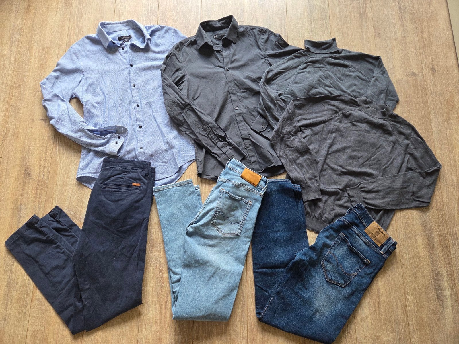 Herenkleding pakket Jack & Jones, Stangata maat S en 31-32, Ophalen of Verzenden, Gedragen, Maat 46 (S) of kleiner