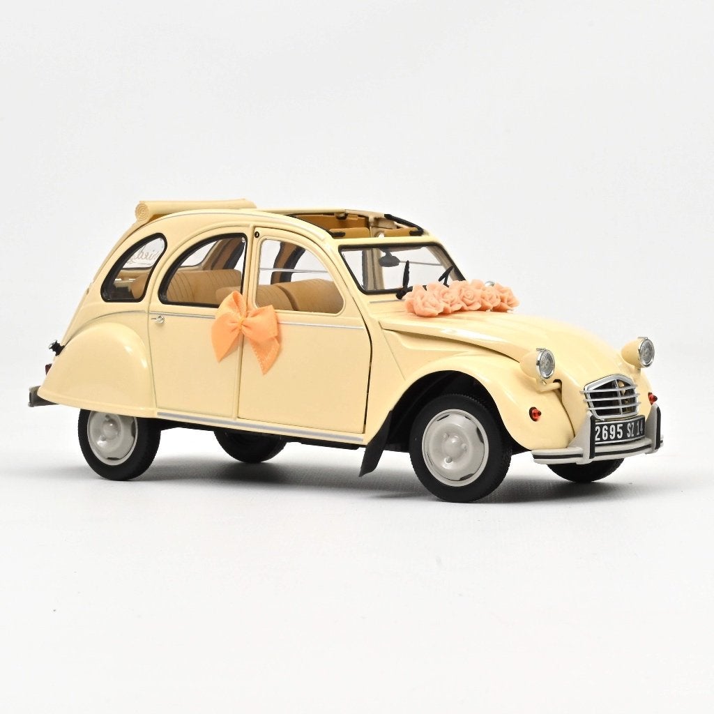 Citroen 2CV 1986 Trouwauto schaal 1/18 NOREV ref. 181475, Verzenden, Nieuw, Auto, Norev