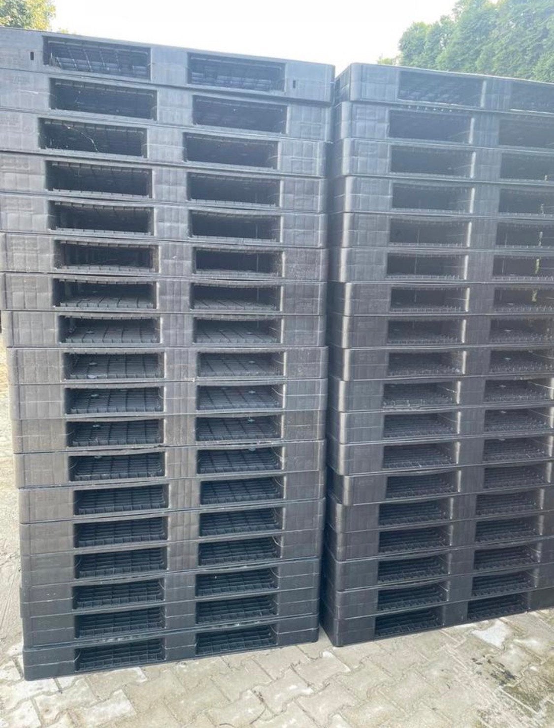 Te koop kunstof pallets infiltratiekratten paddock vlonder, 100 cm of meer, 60 cm of meer, Overige typen, Minder dan 35 cm