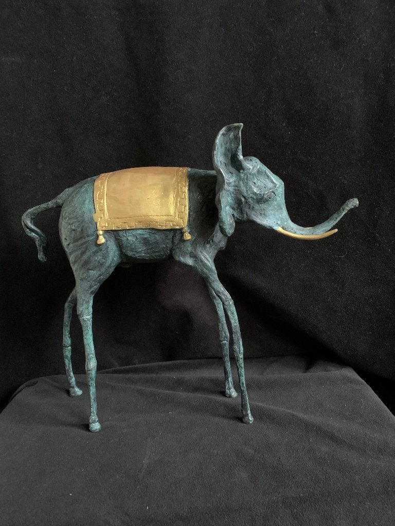 Olifant / Olifanten , Dali, Brons, Ophalen of Verzenden, Gemerkt, Brons, Beeld