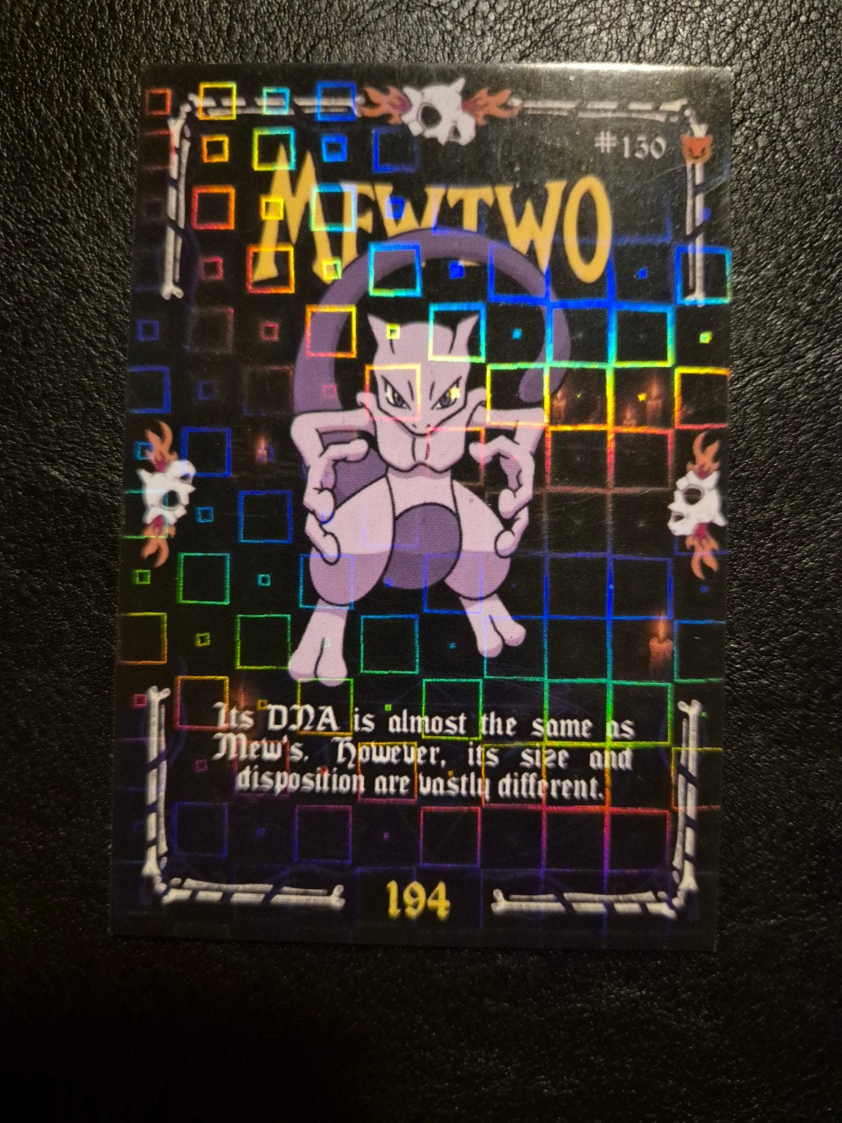 Mewtwo Pokémon Trick or Trade Holografische Kaart, Ophalen of Verzenden, Zo goed als nieuw, Losse kaart, Foil