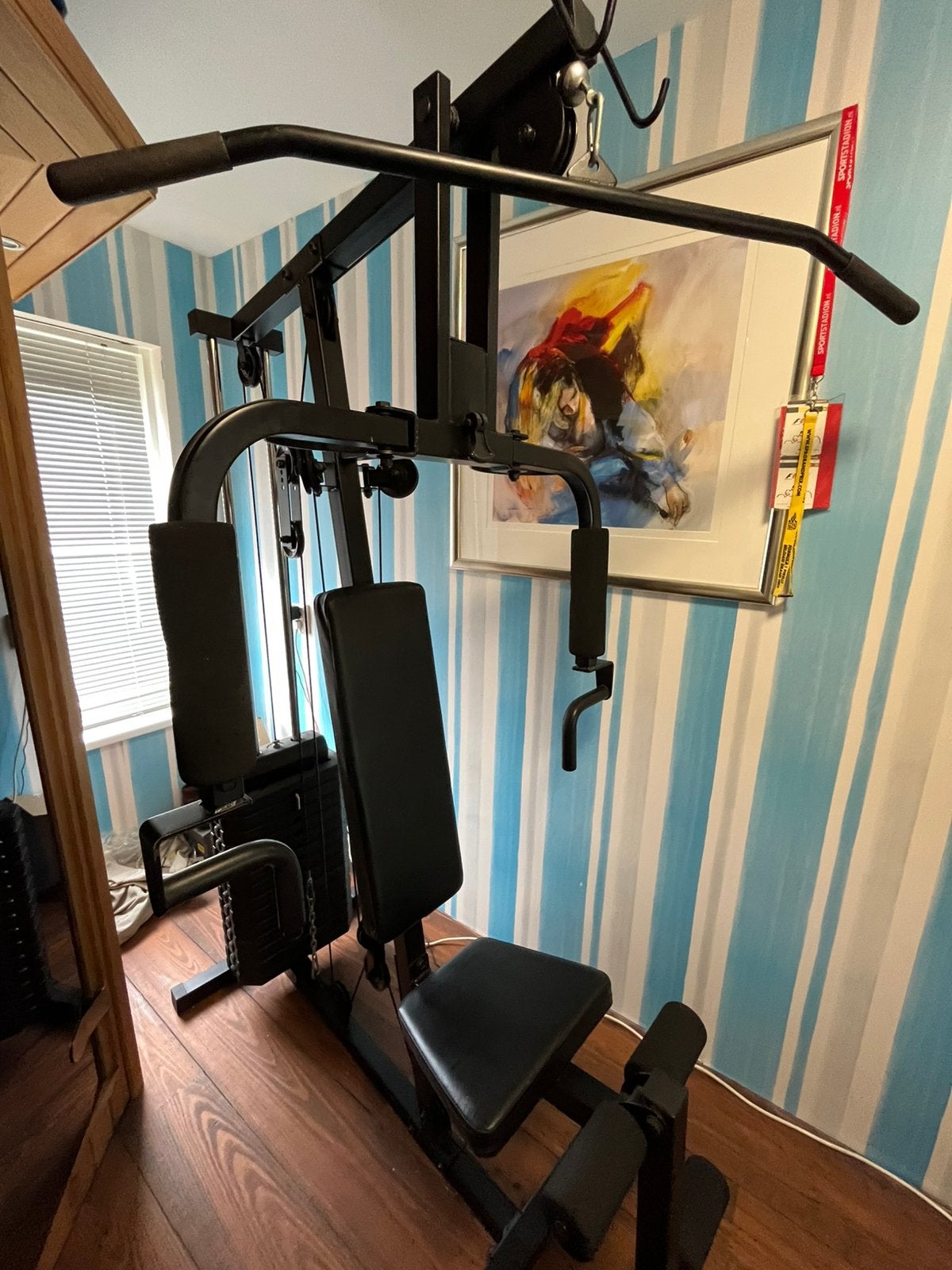 Home gym, Sport en Fitness, Ophalen, Gebruikt, Metaal, Krachtstation