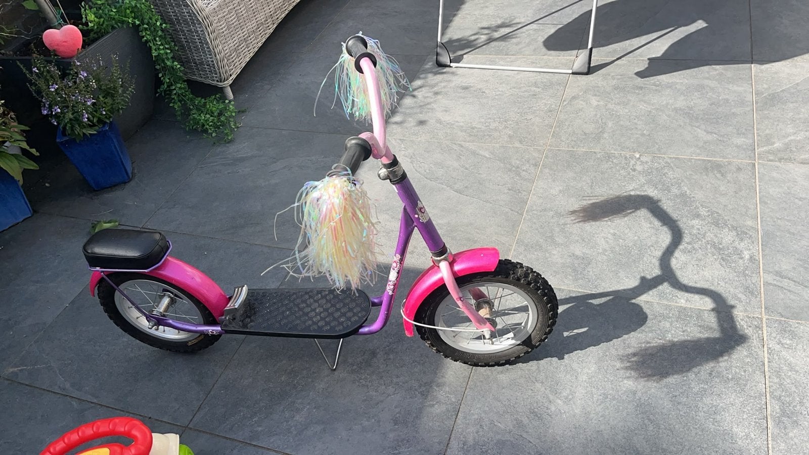 Leuke step met franjes voor kinderen, Ophalen, Gebruikt, Gewone step