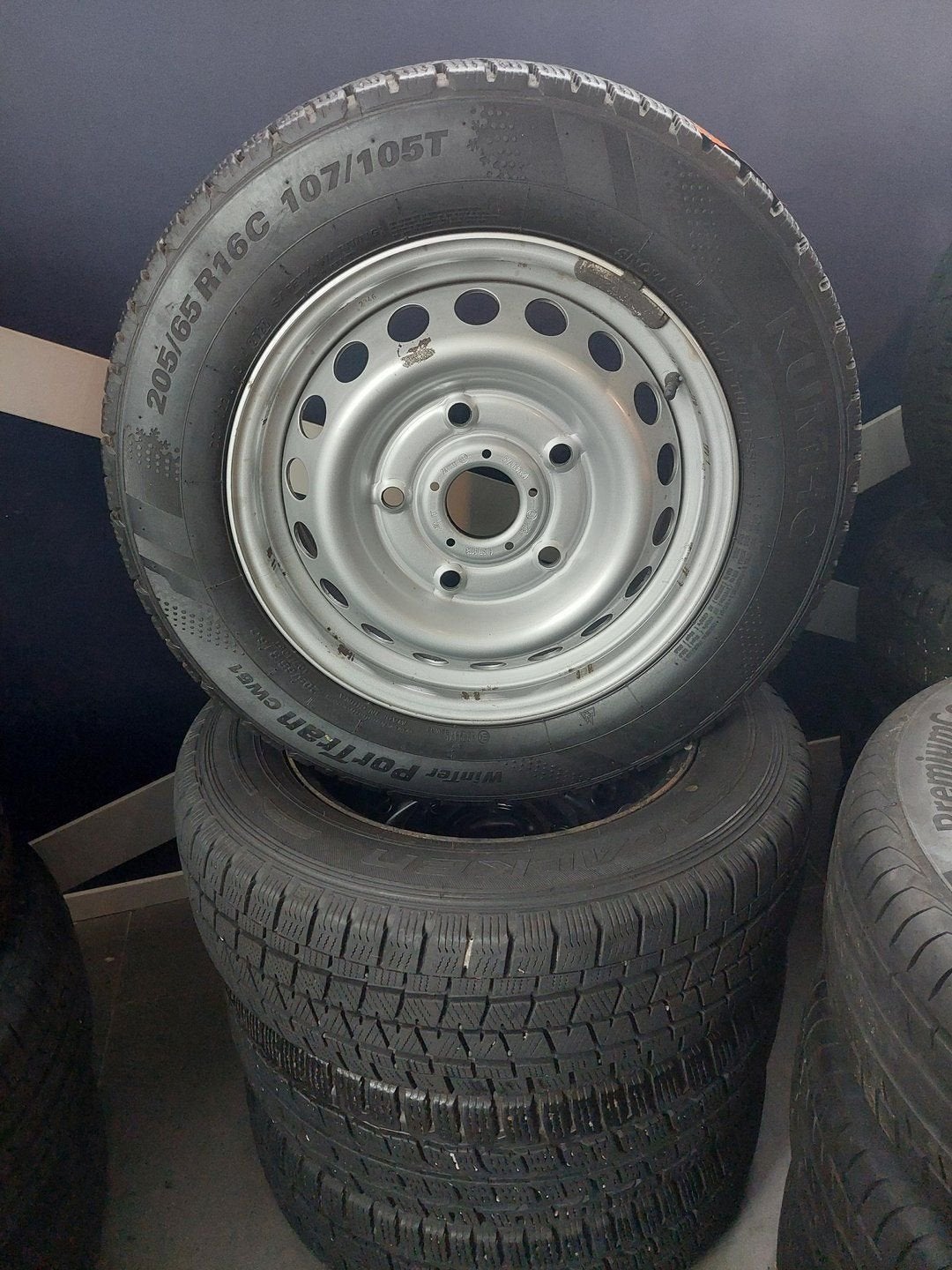Hankook 205/65 R16 Winterbanden, Auto-onderdelen, Banden en Velgen, Gebruikt, -, Banden en Velgen, -
