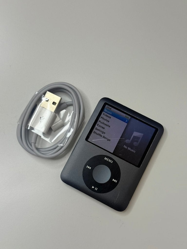 Apple iPod Nano 3e Generatie Space Grey 8GB, Gebruikt, Zwart, Ophalen of Verzenden, Nano