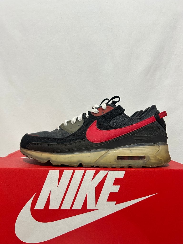 ALS NIEUW Maat 45 - Nike Air Max 90 Terrascape Anthracit Red, Overige kleuren, Verzenden, Nike, Nike