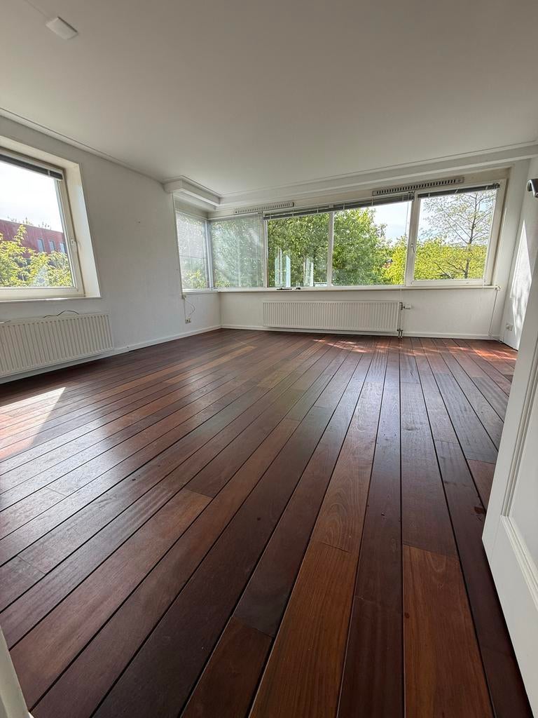 Massieve Merbau Houten Vloer - 55-60 m², Ophalen, Gebruikt, Vloerdelen of -planken, 10 m² of meer