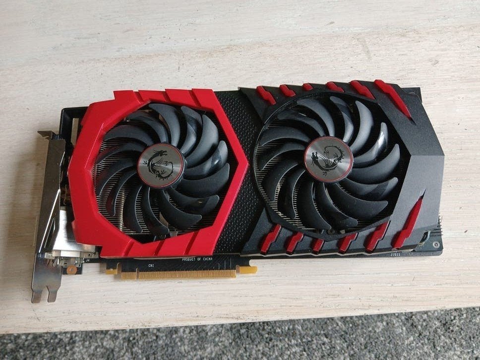 MSI GeForce GTX 1070 Gaming Videokaart, Computers en Software, PCI-Express 3, Gebruikt, HDMI, Ophalen of Verzenden