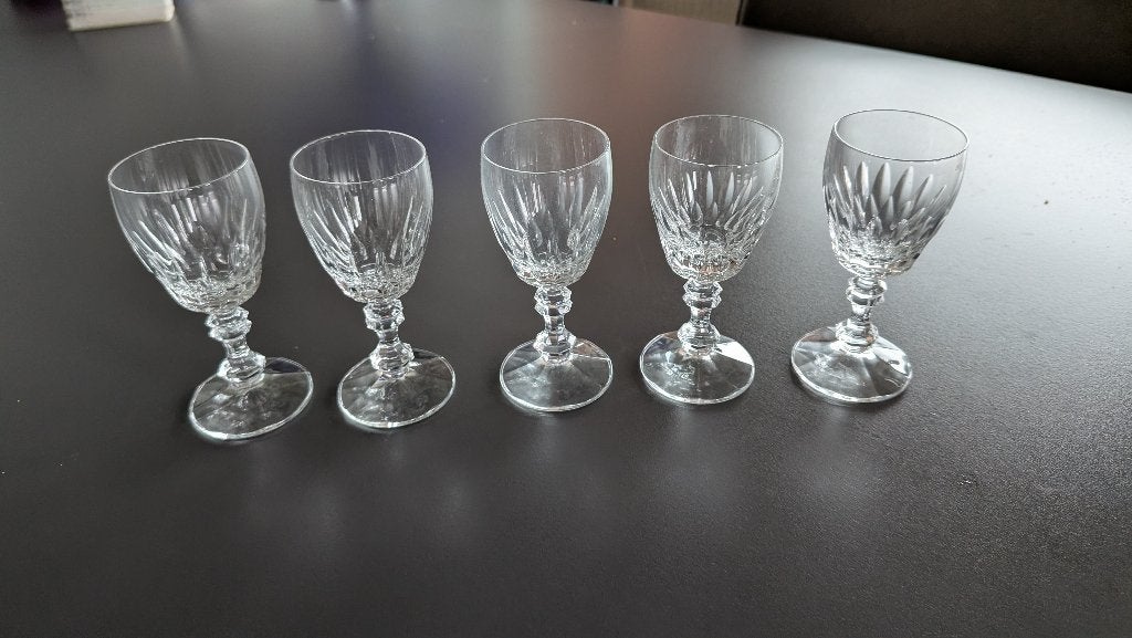 borrelglazen vintage, Ophalen of Verzenden, Zo goed als nieuw, Borrel- of Shotglas